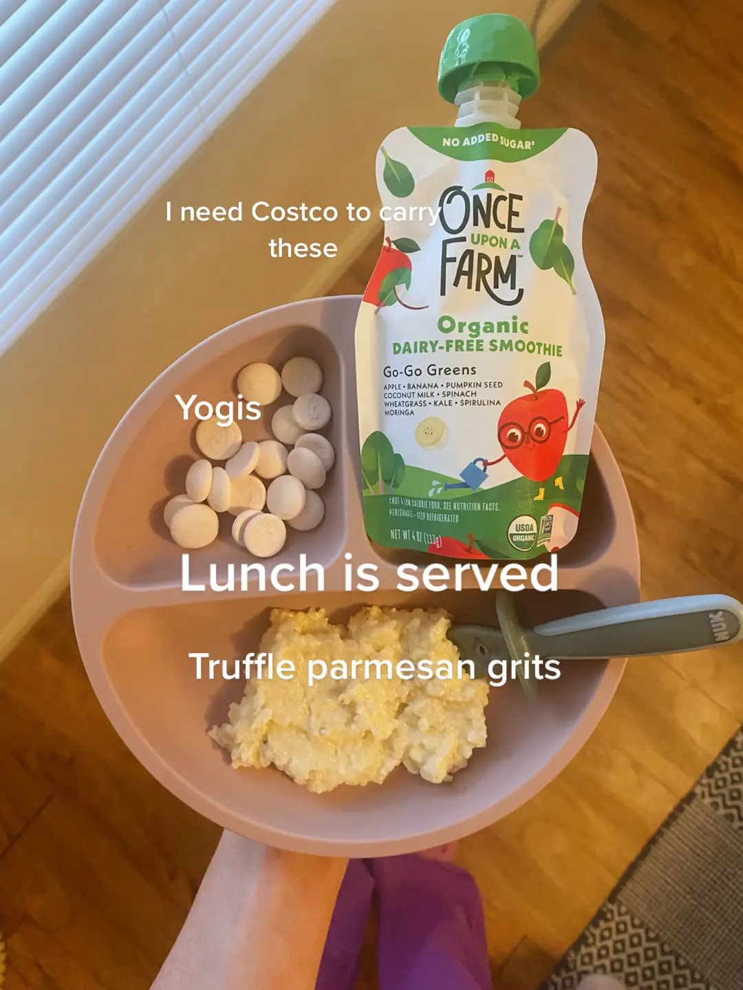 Lil bits from today, what do y’all have planned for this weekend? 👀 #friday #fridaymood #MomsofTikTok #momlife #momtok #sahm #milspouse #toddlersoftiktok #toddlermeals #blwideas #blw #toddlersnacks #onceuponafarm #toniebox #kytebaby #hintwater #drpepper #targetfinds #toddlerplate #babymeals #inspo #motivation #relatable #contentcreator #momvlog #momcontentcreator #dayinmylife #fyp #easymeal #EasyRecipes 