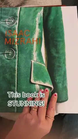 This book of Isaac Mizrahi fashion is stunning!! #BookTok #book #fashiontiktok #fashionbook #isaacmizrahi #fashioninspo #coffeetablebook 