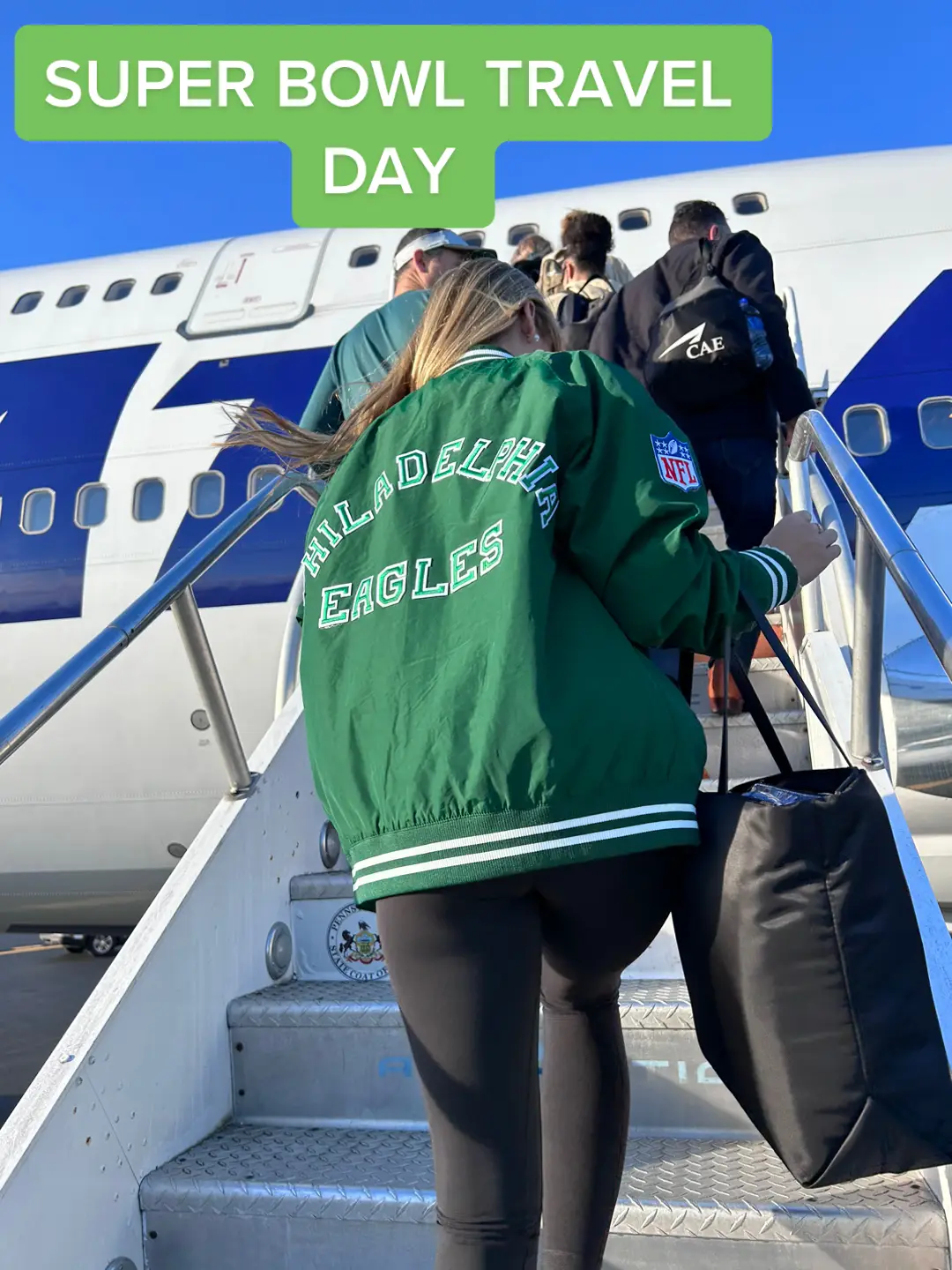 what an amazing day #SuperBowl #travelwithme #nfl #philly #eagles #nflgirlfriend 