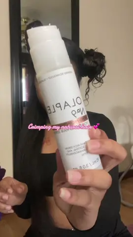#CapCut I’m going to do a heart part tonight it’s so cute💕 crimper: @wavytalkofficial #naturalhair #naturalhairtiktok #naturalhairstyles #hairtok #callmepun777 #foryou #fyp 
