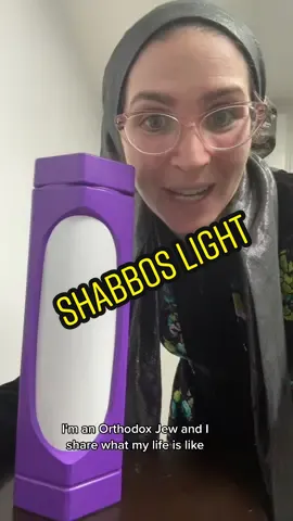 On Shabbos Orthodox Jews will not turn on and off lights but we can benefit from light that is already on. This is a Shabbos lamp and can be used as a source of light on Shabbos and can be ‘turned off’ with out using electricity #shabos #shabbat #shabboslamp #jewish #orthodoxjewishlife 