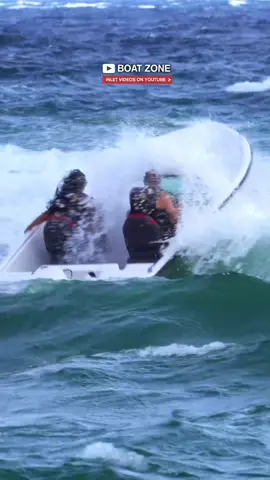 Small Boat in Rough Waves. Would you go out in these weather conditions?  #BoatZone  #HauloverInlet