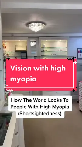 Representation of high myopia without glasses 👆 #eyes #vision #myopia #highmyopia #shortsighted #nearsighted #visionsimulation #fyp