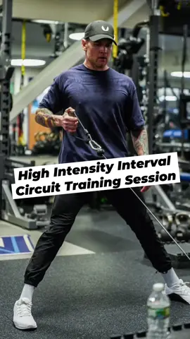 High Intensity Interval Circuit Training  #circuittraining #highintensitytraining #totalbodyworkout #functionaltraining #functionalfitness #tiktokfit 
