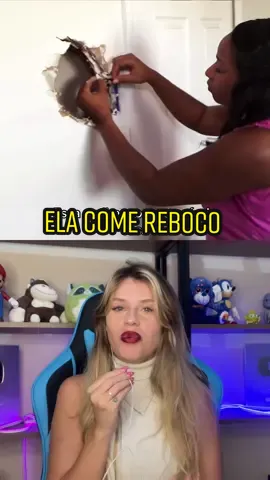 Veja o que aconteceu com a mulher que come reboco #bizarro 