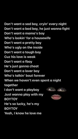 #boytoy #lyrics #halleabadi #englishsong #learnenglishwithlyrics #fyp #MakeAFace 