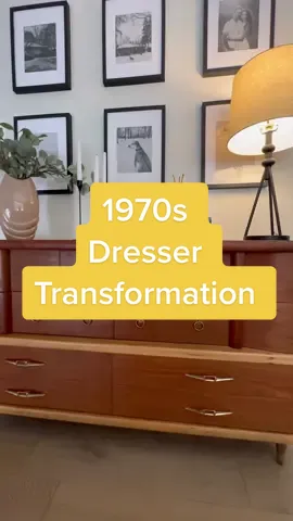 The outcome 😍 #furnitureflip #furnituremakeover #refinishingfurniture 