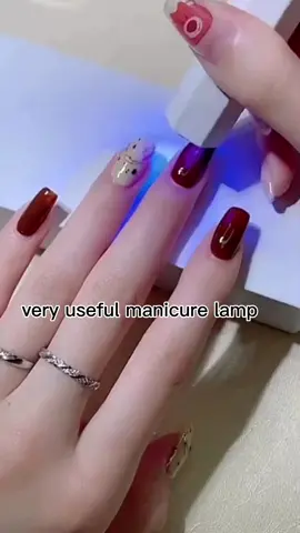 What my daily useful manicure tools🧰 Don’t tell me you still using the traditional charger led lamp!! This one is hand-held manicure lamp, it won’t burn your skin, only focus on your fingernails 💅#fyp #manicure #nailpolish #nailslamp #ledlamp #nails