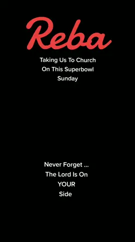 #Reba #church  #SuperBowl #Chiefs #Eagles #ForYourPage #FYP #God #Jesus #Love 