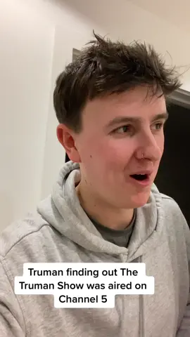 Truman finding out The Truman Show was aired on channel 5  #fyp #trumanshow #truman #skit #sketch #comdey #stupid #whimsical 