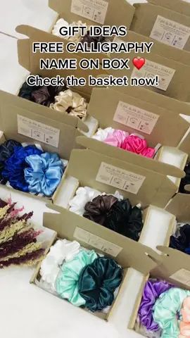 Perfect gift for your love ones!💗 #giftideas #giftsets #scrunchies #accessories 
