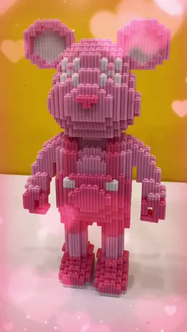 Bear Pink Buiding Block 35cm #buidingblocks #bb #bp #xhuong #vrrall 