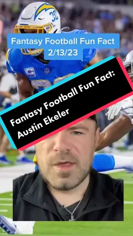 Fantasy Football Fun Fact 2/13/23 #fantasyfootball #nfl #football #sports #lachargers #fyp 