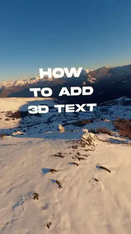 This is how I add 3D text to my drone videos in After Effects. It’s much easier than you think, just a few clicks! 💻 Save it and take your drone videos to the next level! Let me know in the comments if it was helpful and if you would like to see more creative edits for your drone videos! 🔥 #dronephotography #drone #dji #dronestagram #droneoftheday #aerialphotography #dronelife #fpv #fpvdrone #fpvaddict #fpvcinematic  #fpvamazing #cinematic #cinematicvideo #fpvlife #dronepilot #fpvpilot #dronecinematography #fpvaddiction #quadaddiction #unitedbydrone #nature 