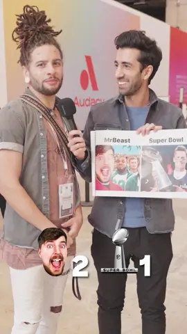 What got more views: @MrBeast’s Squid Games or The Super Bowl last year? I asked marketers at advertising week what they though to show just how far the creator economy has come versus traditional media in terms of content with similar format. MrBeast’s recreation of @Netflix  Squid Games now has over 354M views.  #Kansascitychiefs #PhilidelphiaEagles #mrbeast #netflix #squidgames #SuperBowl #nfl