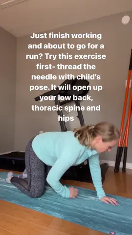 Triple Threat!!! Hips✅ Lumbar Spine ✅ and Thoracic Spine ✅ Save this and give it a try  #dynamicwarmup #prerunroutine #runtok #runningtips #mobility 