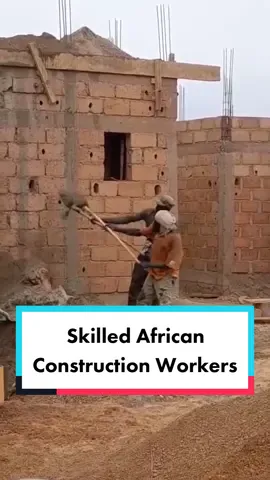 Skilled African Construction Workers 👀 #constructionworkers #fyp #trending  #viral 