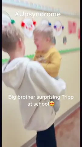 He’s the real man of the house🥹 #downsyndrome #bigbrother #surprise #school #brothers #Love #BestFriends #fyp #foryou #MomsofTikTok #singlemom #happy 