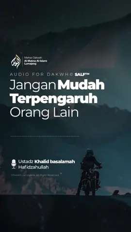 📣 Jangan Mudah Terpengaruh Orang Lain—Ustadz Khalid Basalamah #maknasalaf™ . . . . . ##manhajsalaf##cintakarenaallah##jodohpastibertemu##videodakwah##videosunnah##manhajsalaf##videonasehat##motivasihidup##cintarosul##sunnahnabi##videoceramah##nasihat##nasehatbijak##sholawatan##motivasimuslimah##literasi15detik##literasi30detik##katabijak##motivasidiri##motivasihijrah##pemudahijrah##dakwahjomblo##motivasihijrahcinta##katabijakislami##lumajang##motivasibijak##motivasisemangat##motivasihijrahindonesia##quotesbijak#videomotivasi