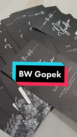 Undangan BW Gopek Glossy ,🥰  #GenerasiHappyTikTokChallenge #undangansurabayamurah #fyp #CapCut 