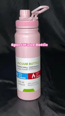 Wide Mouth Durable Portable Stainless Steel Thermal Bottle Insulated Gym Sport Water Bottle #pickshop #tiktokshop #onlineshopping #waterbottle #thermalwaterbottle #tiktokph #cute #pinkwaterbottle 