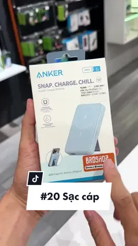PIN DỰ PHÒNG TỪ TÍNH ANKER 633 MAGGO - A1641. Sạc không dây dung lượng 10.000mah. #anker 