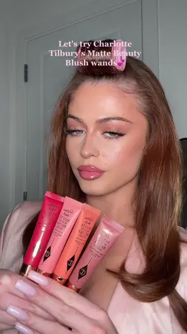AD @Charlotte Tilbury  has done it again! These new Matte Beauty Blush Wands are STUNNING!💕#charlottetilbury #pillowtalkparty #Mattebeautyblushwands #ad