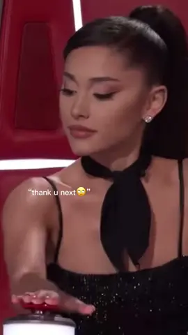 Ariana Grande’s “thank u next” button on The Voice USA #thevoice #usa #johnlegend #kellyclarkson #foryou #arianagrande #blakeshelton #fyp #thevoiceusa #thankunext #button #foryoupage #tv #show #tvshow 