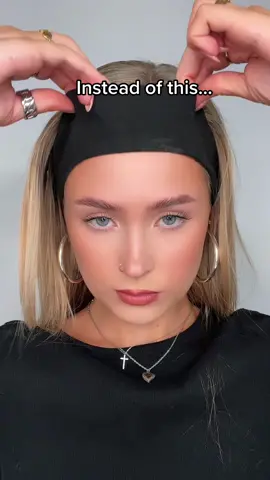 Headband hairstyle <3 