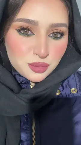 Green makeup 🫶🏻✅. #fypシ #alyaamostafamakeupartist #fyp #makeuptutorial #makeupartist #makeup 