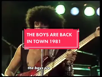 THIN LIZZY PERFORMS “THE BOYS ARE BACK IN TOWN” LIVE 1981 FROM GERMANY #classicrock #music #classicrocktiktok #fyp #livemusic #live #rock #guitar #guitartok #thinlizzy #theboysarebackintown #rocknroll #1981 #70srock #ethan_ty1er 