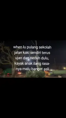 asli,dan nyeseknya ga ada yg berheti buat kasih tebengan