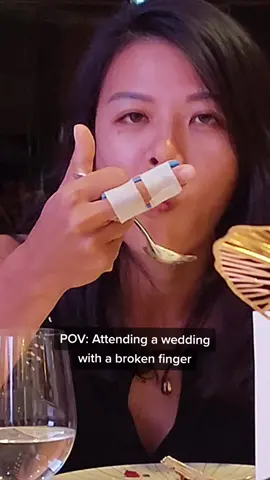 cheers to more sports injuries when you're in your 30s. #tiktoksg #sportsinjuries #brokenfinger #middlefinger 