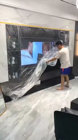 If you are often away from home or you need to redeocrate, then this masking film is a must-have to protect your furniture. #homehacks #homeimprovement #travelneeds #dustproof #amazondeals #amazon 