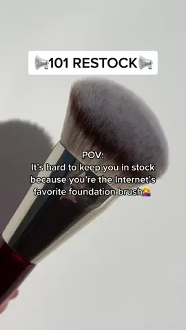 📢101 RESTOCK! 📢 #bkbeauty #101brush #foundationbrush #viralmakeup #foundationroutine #MakeupRoutine #veganbrushes #syntheticbrushes 