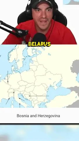 Streamer Tries Guessing European Countries😂 #countries #quiz #challenge