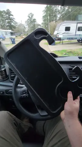 Every technician needs one of these for their truck! #hvac #hvactechnician #truckaccessories #steeringwheeltray 