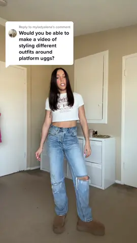 Replying to @myladyalena 4 ways to style platform uggs! #platformuggs #outfitinspo #stylingtips #uggoutfits 