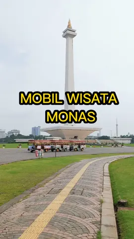 Hayooo, siapa yang belum pernah naik ini ? 😁 MOBIL WISATA MONAS #fyp #Monas #mobilwisata 