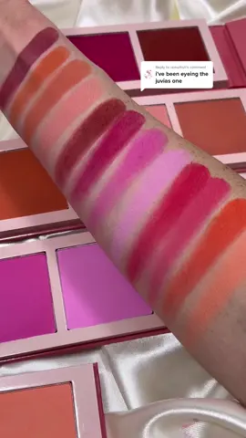Replying to @remeilish my favorite blushes @juviasplace #juviasplaceblush #pinkblusher #powderblush #creamblusher #juviasplacecosmetics #redblushes #orangeblushes #brownblush #berryblush 