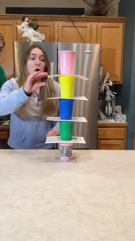 Cup Paper Pull Game! #fyp #game 
