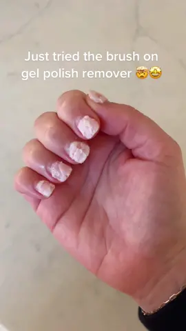 Wow have you tried the brush on gel nail polish remover??? #nails #gelnails #gelremoval #gelpolishremoval #gelpolishnails #beautyhacks #NextLevelDish #fyp #BeautyTok 