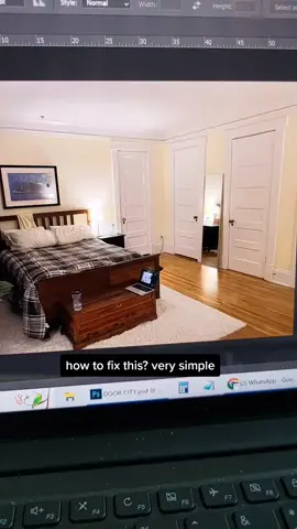 #stitch with @Jodi too many doors in a bedroom? here's a single trick to totally transform how it feels. this is an actual clients room so thank you! you know who you are!