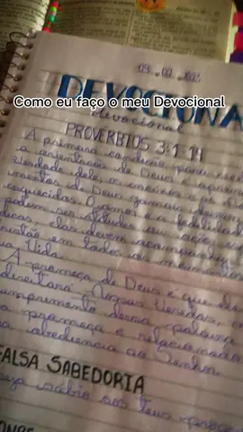 E assim que estudo a Bíblia❤️‍🔥 #devocional #devocionaldiario #estudodabiblia #devocionalparavida #comofazerdevocional 