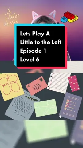 Checking out the first few levels of a little to the left. in this video I solve levels 1-6 by organising some papers. This is a very relaxing tidying game where the objective is to clean and sort things. It’s a great little game for well-being and mindfulness. #alittletotheleft #Gamer #GamerGirl #EGirl #CosyGame #CosyGames #CosyGamer #PuzzleGames #Puzzle #VideoGames #IndieGames #chill #mindfulness #bricksbychay #LetsPlay