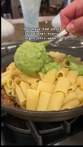 Take it or leave it I’m making pasta tonight  #pasta #pastanight #pastarecipe #pesto #pestopasta #thatisnotacrime #yougotmethere #easypasta #easypastarecipe #pastarecipe #rigatonipasta #rigatoni 