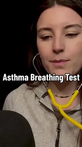 Full vid on YouTube #asmrbreathing #asmrdoctorroleplay #asmrcheckup 