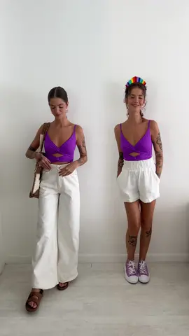 Abre alas pra @.luizarossi passar ✨ Ela usou a mesma base para montar um #AMAROlook básico para o dia a dia e um para arrasar no bloquinho 💜