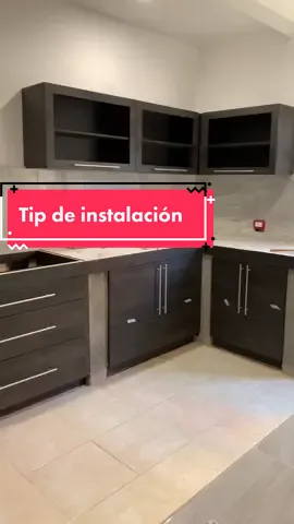 Tip de instalación #carpinteria #elcarpinmeme #cocinaintegral 