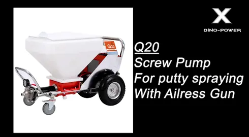 HIGH PRESSURE Rotor stator pump for putty spraying, high pressure pump sprayer machine for putty spraying, screw pump high pressure www.dpairless.com